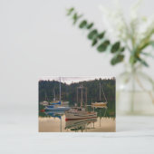 Visitekaartje voor Vissende boten en zeilboten (Staand voorkant)