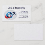 visitekaartje voor vliegtuigonderhoud (Voorkant / Achterkant)