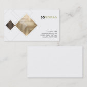 visitekaartje voor vloerbedekking (Voorkant / Achterkant)