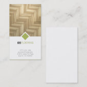 visitekaartje voor vloerbedekking (Voorkant / Achterkant)
