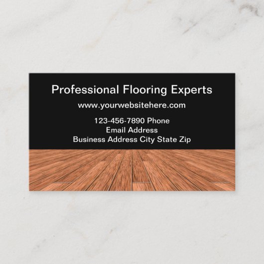Visitekaartje voor vloerbedekking (Voorkant)