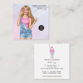 Visitekaartje voor voedselcatering (Voorkant / Achterkant)