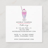 Visitekaartje voor voedselcatering (Achterkant)