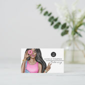 Visitekaartje voor voedselcatering (Staand voorkant)