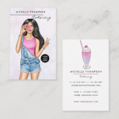 Visitekaartje voor voedselcatering (Voorkant / Achterkant)