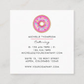 Visitekaartje voor voedselcatering (Achterkant)