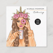 Visitekaartje voor voedselcatering (Voorkant)