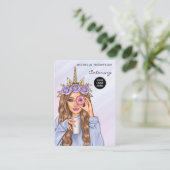 Visitekaartje voor voedselcatering (Staand voorkant)