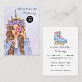 Visitekaartje voor voedselcatering