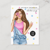 Visitekaartje voor voedselcatering (Voorkant)