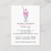 Visitekaartje voor voedselcatering (Achterkant)