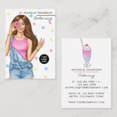 Visitekaartje voor voedselcatering (Voorkant / Achterkant)