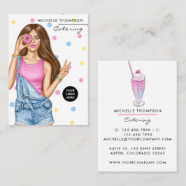 Visitekaartje voor voedselcatering