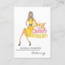 Visitekaartje voor voedselcateringbedrijf