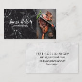 Visitekaartje voor voedselfotografie Blogger Kitch (Voorkant / Achterkant)