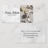 Visitekaartje voor voedselfotografie Blogger Kitch (Voorkant / Achterkant)