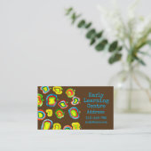 Visitekaartje voor voorschools leren (Staand voorkant)