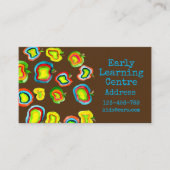 Visitekaartje voor voorschools leren (Voorkant)