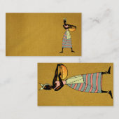 Visitekaartje voor vrouwen in Afrika (Voorkant / Achterkant)