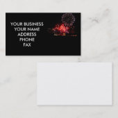 VISITEKAARTJE VOOR VUURWERK (Voorkant / Achterkant)