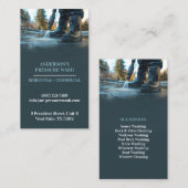 Visitekaartje voor waterdrukwash (Voorkant / Achterkant)