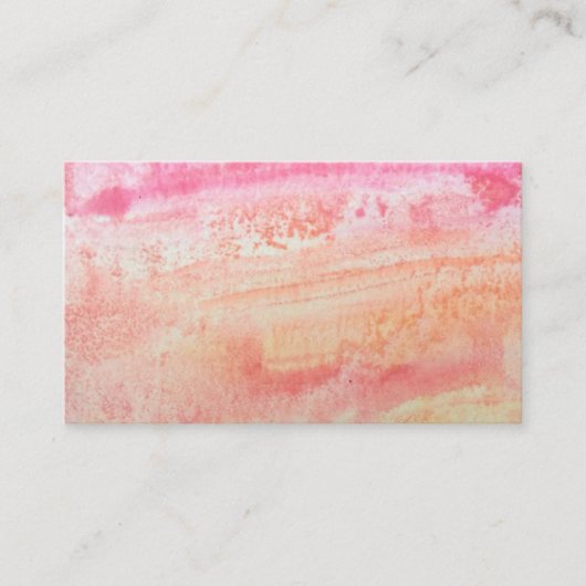 Visitekaartje voor waterkleurige natuurlijke textu (Voorkant)