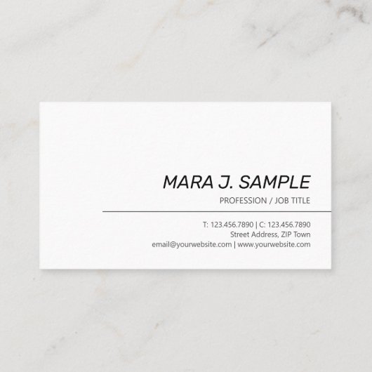 Visitekaartje voor waterspiegel: vers ontwerp (Achterkant)