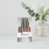 Visitekaartje voor weddenschap fotograaf (Staand voorkant)