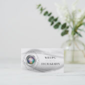 Visitekaartje voor weddenschap fotograaf (Staand voorkant)