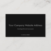 Visitekaartje voor weddenschap met fotograaf (Achterkant)