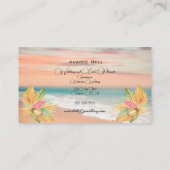 Visitekaartje voor weddenschappen en evenementen (Achterkant)