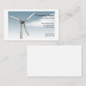 Visitekaartje voor windenergie (Voorkant / Achterkant)