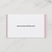 Visitekaartje voor winkelen (Achterkant)