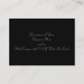 Visitekaartje voor witte Rozen Kortingskaartje (Achterkant)