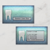 Visitekaartje voor wolblauw tandarts (Voorkant / Achterkant)