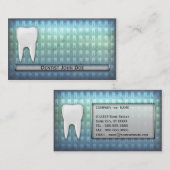 Visitekaartje voor wolblauw tandarts (Voorkant / Achterkant)