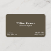 Visitekaartje voor woningverzekering/huisverzekeri (Achterkant)