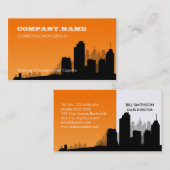 Visitekaartje voor zakelijk onroerend goed (Voorkant / Achterkant)