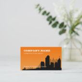 Visitekaartje voor zakelijk onroerend goed (Staand voorkant)