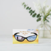 Visitekaartje voor zakenreizen (Staand voorkant)