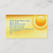 Visitekaartje voor zakenreizen (Achterkant)