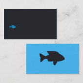 visitekaartje voor zeevruchten, aquarium, restaura (Voorkant / Achterkant)