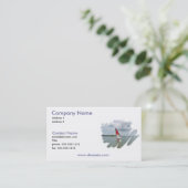 Visitekaartje voor zeilsport (Staand voorkant)