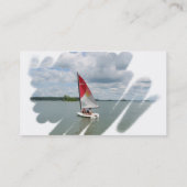 Visitekaartje voor zeilsport (Achterkant)