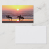 Visitekaartje voor zonnepaarden (Voorkant / Achterkant)