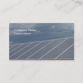 Visitekaartje voor zonnepanelen