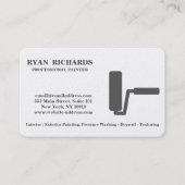 Visitekaartje voor zwart-wit computergebruik (Voorkant)