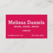 Visitekaartje voor zwart-wit vuurwerk (Achterkant)