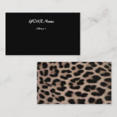 Visitekaartje voor zwart-witafdrukken (Voorkant / Achterkant)