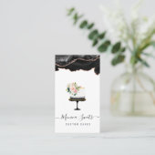 visitekaartje voor zwarte en goudmakerij (Staand voorkant)